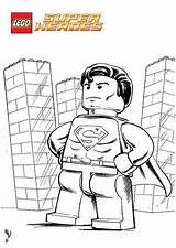 Lego Coloring Pages Superman Printable Boys Super Colouring Visit Sheets Avengers sketch template