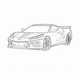 Pages Tracing Bugatti sketch template