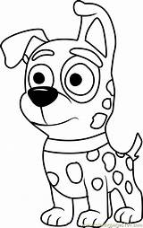 Pound Puppies Coloring Patches Pages Coloringpages101 Color sketch template
