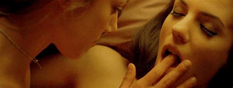 Lesbians first grab boobs