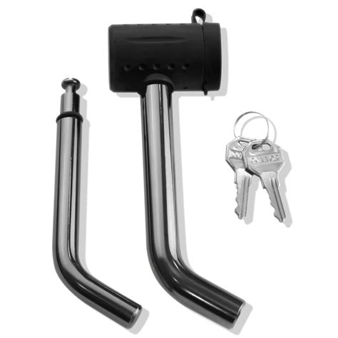 connor trailer hitch lock    black nickel hitch pins  class   hitches