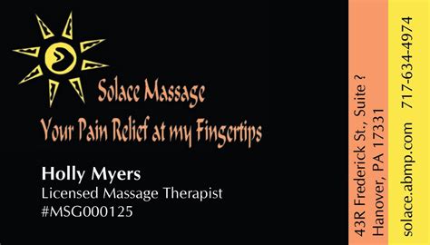 Solace Massage Hanover Pa