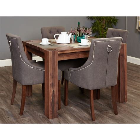 strathmore solid walnut furniture small dining table   luxury