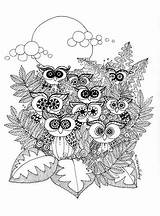 Steampunk Owl Template sketch template