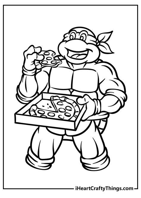 teenage mutant ninja turtles coloring pages  printable