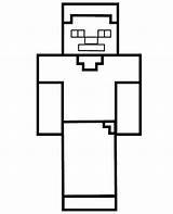 Steve Coloring Minecraft Character Topcoloringpages Print sketch template