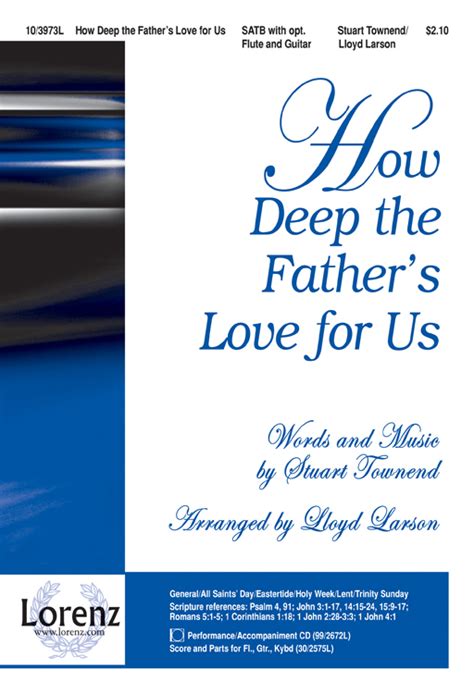 how deep the father s love for us