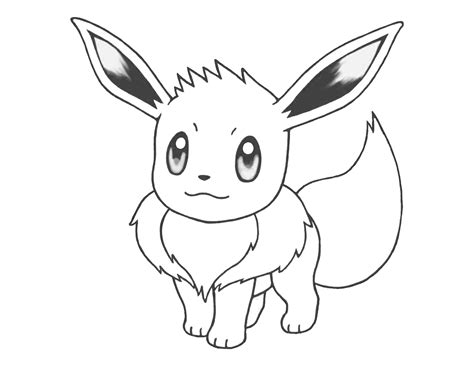 eevee pikachu pokemon coloring pages png colorist