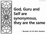 Sri Synonymous Gurudev Guru Shankar Ravi Inspirational Self God Quote They Swati sketch template