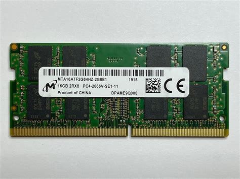 Memoria Ram Micron 16gb Ddr4 2666mhz Mercado Libre