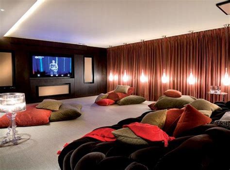 great home theater room  decorative