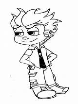 Coloring Pages Johnny Test Printable Kids Printables Books Recommended Colouring Dkidspage sketch template