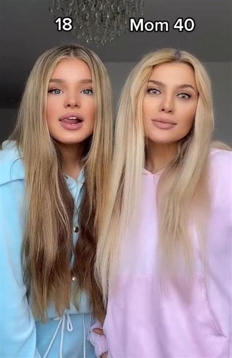 mum and daughter from belarus look like sisters tiktok video daily