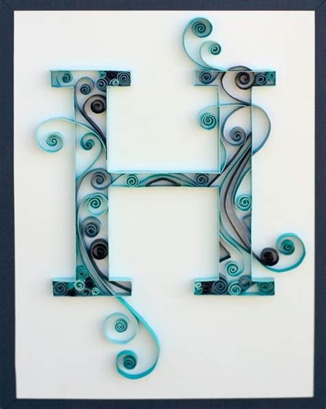 howtoquilledmonogramjpg letter  crafts quilling letters diy