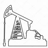 Pumpjack Drilling sketch template