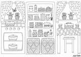 Kitchen Coloring Cozy Pages Cook Want Color Make Will Cup Alekseeva Oksana Cakes Interior Adult sketch template