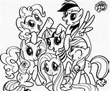 Little Pages Coloring Mix Template Pony Printable Mlp Kids Ponies Print Cute Google Friendship Magic Together Paint sketch template