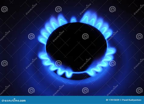 blue gas stock image image  blue heat cook detail