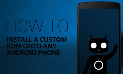 install  custom rom   android phone