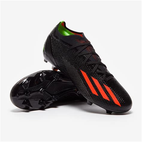 adidas  speedportal fg core blacksolar redsolar green mens boots prodirect soccer
