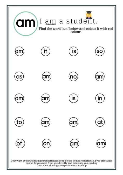 letter sight words worksheets   yrs   write