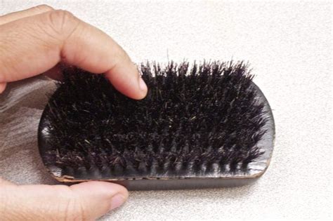 clean  boar bristle hairbrush boar bristle hair brush shiny
