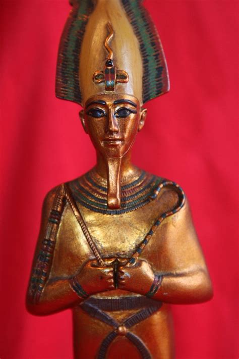 1997 agi artisans guildinternational osiris egyptian god statue
