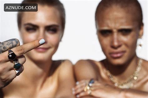 adwoa aboah and cara delevingne sexy by cass bird for chaos sixtynine