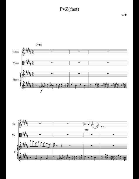 pvzloonboon sheet   violin piano viola