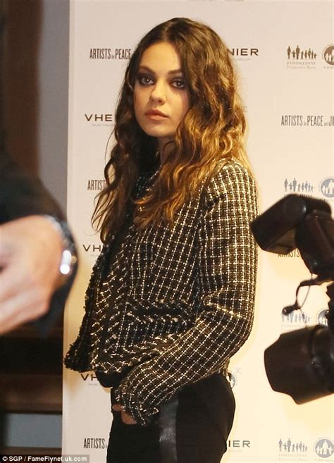 When In Rome Mila Kunis Embraces Italian Chic At Charity
