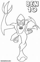 Ben Coloring Pages Ben10 sketch template