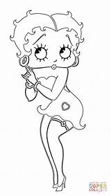 Betty Boop Coloring Pages Printable Photobucket Adult Gif Drawing Baby Color Print Supercoloring Tissu Peinture Sur Printables Drawings Colouring Birthday sketch template