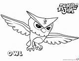 Coloring Pages Owl Jam Animal Printable Bettercoloring sketch template