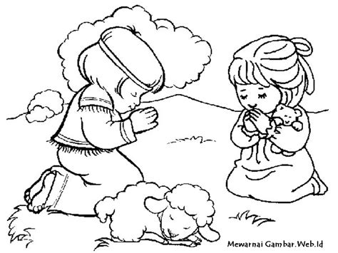 gambar kartun anak  berdoa cermin duniagithubio