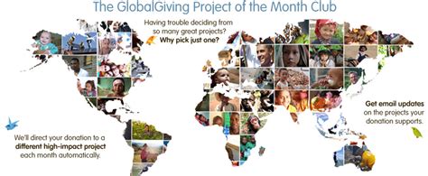 project of the month club globalgiving