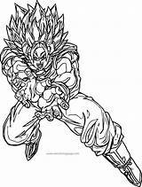 Goku Coloring Wecoloringpage Pages sketch template