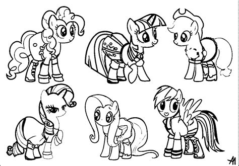 pony coloring pages twilight sparkle  friends coloring home