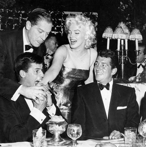 Dean Martin Jerry Lewis And Marilyn Monroe At The Friars