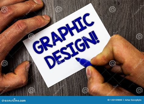 conceptual hand writing showing graphic design motivational call