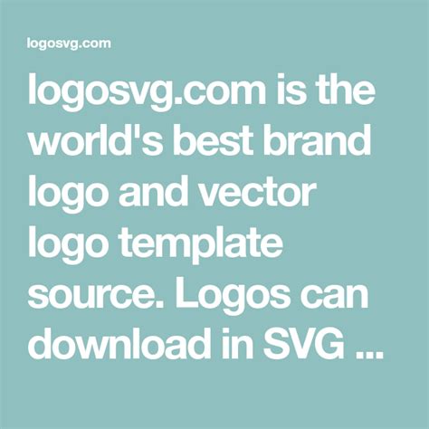 famous brands png format logo templates  brand brand logo svg