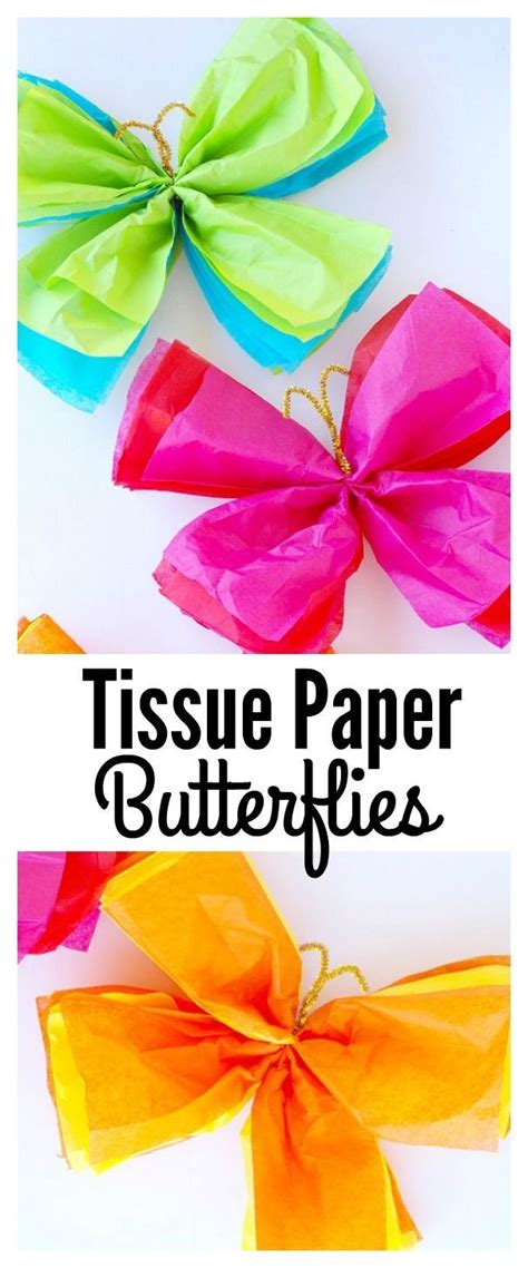 images  tissue paper  pinterest butterfly crafts