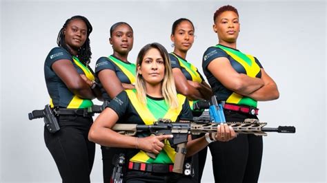 Jamaica S History Making All Woman Shooting Team Loads Up With Multi
