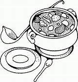 Soup Coloring Pages Bowl Drawing Food Tureen Printable Pot Getdrawings Color Popular Getcolorings Coloringhome sketch template