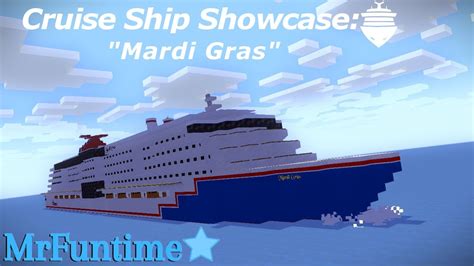 cruise ship showcase mardi gras youtube