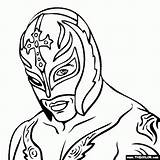 Coloring Pages Wwe Printable Rey Mysterio Wrestling Colouring Sheets Kids Print Everfreecoloring Mask Color Boys Belt Drawing Misterio Thecolor Bing sketch template