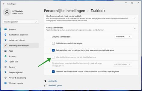 taakbalk weergeven op alle beeldschermen  windows  mobile legends vrogue