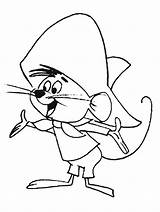 Speedy Gonzales Looney Tunes Himself Tasmanian Facile Gonzáles Dibujosparacolorear sketch template