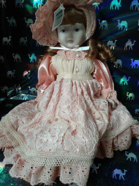 Fragile Porcelain Hand Made Doll Pink And White New Unique Ebay