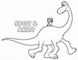 Arlo Voyage Dinosaurio Coloriage Kidocoloringpages Gooddino Petitweb Printout Pumped Prehistoric sketch template
