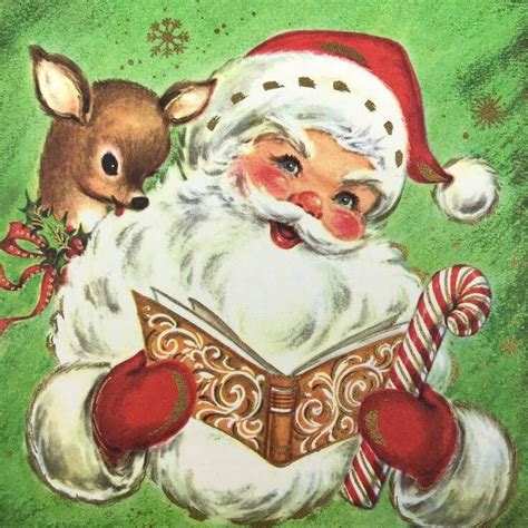 santa  reindeer christmas ephemera  christmas christmas graphics